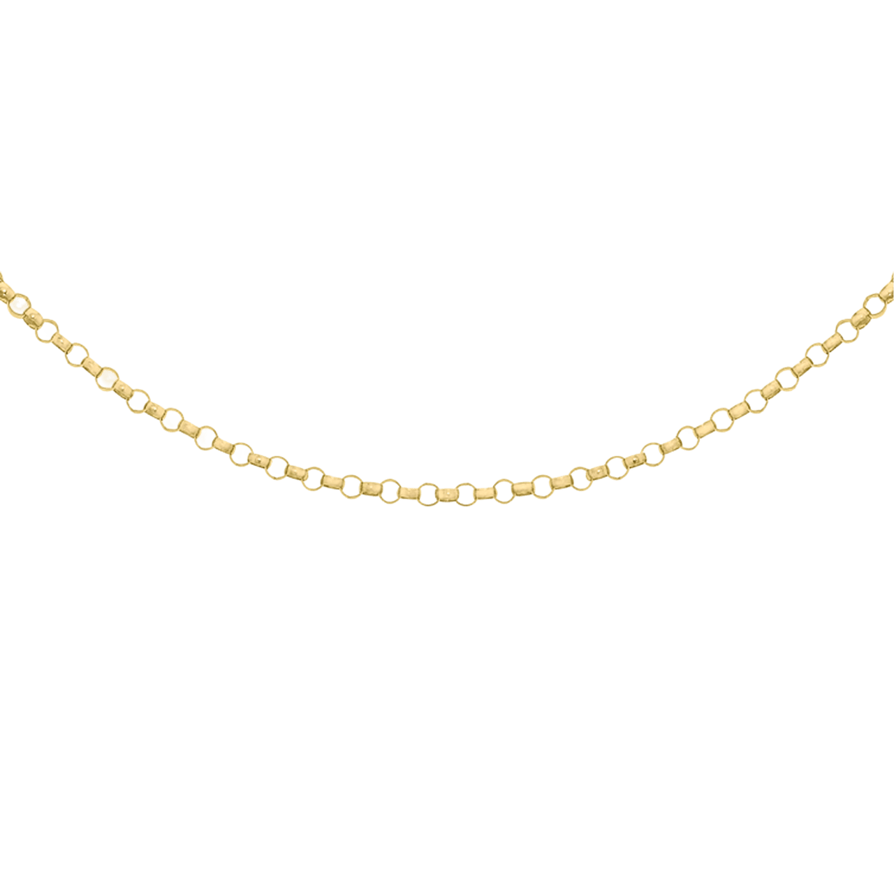 375 Gold Jasseron-Halskette