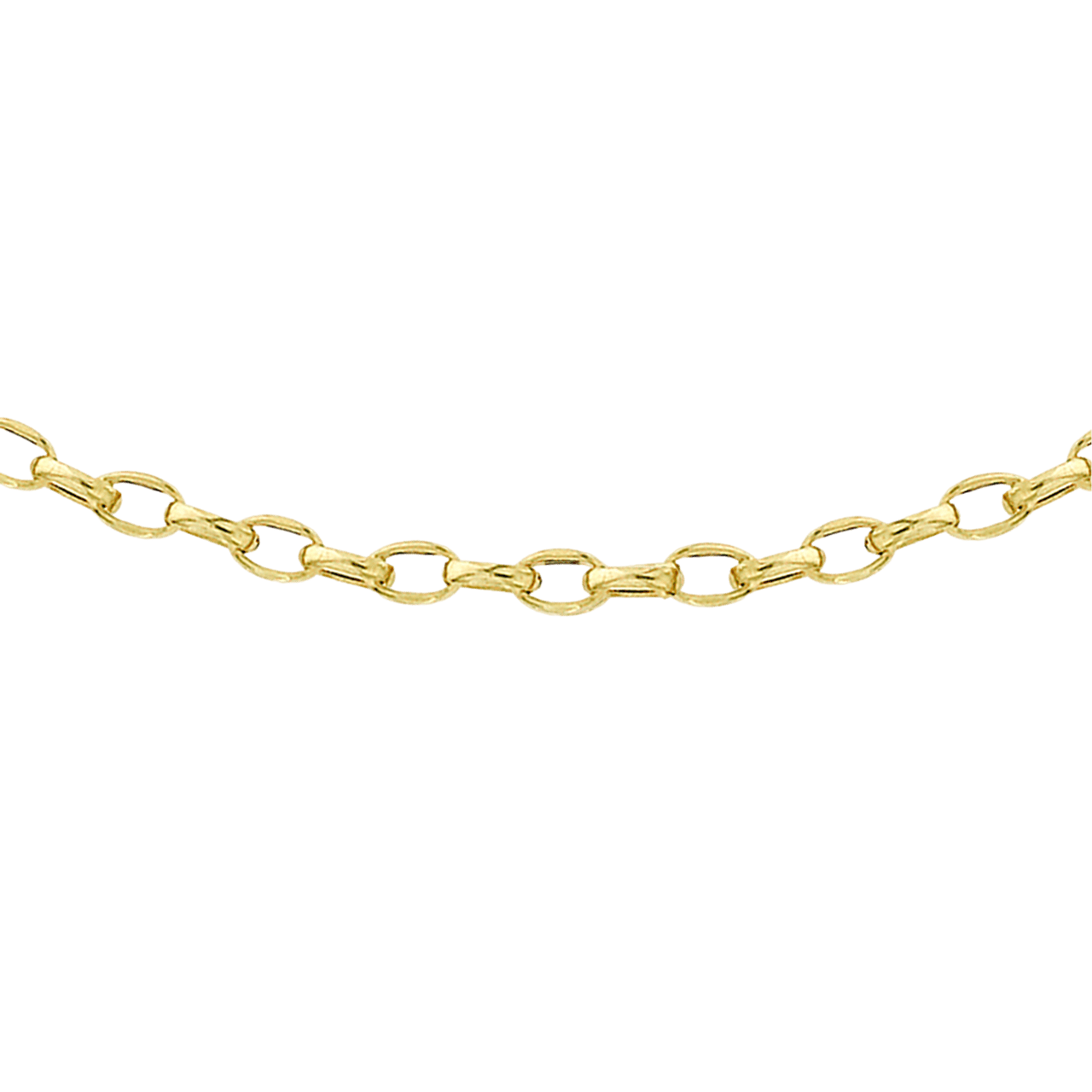 375 Gold Halskette Jasseron mit Diamantschliff