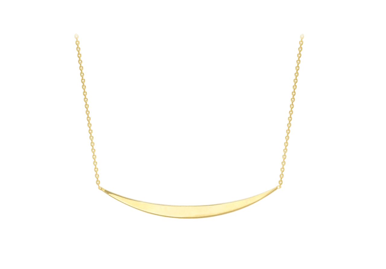 9 Karaat ketting met bar