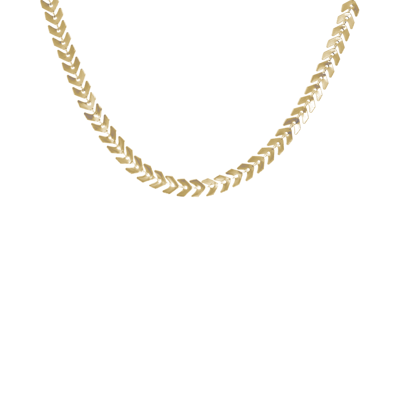 Goudkleurige byoux choker