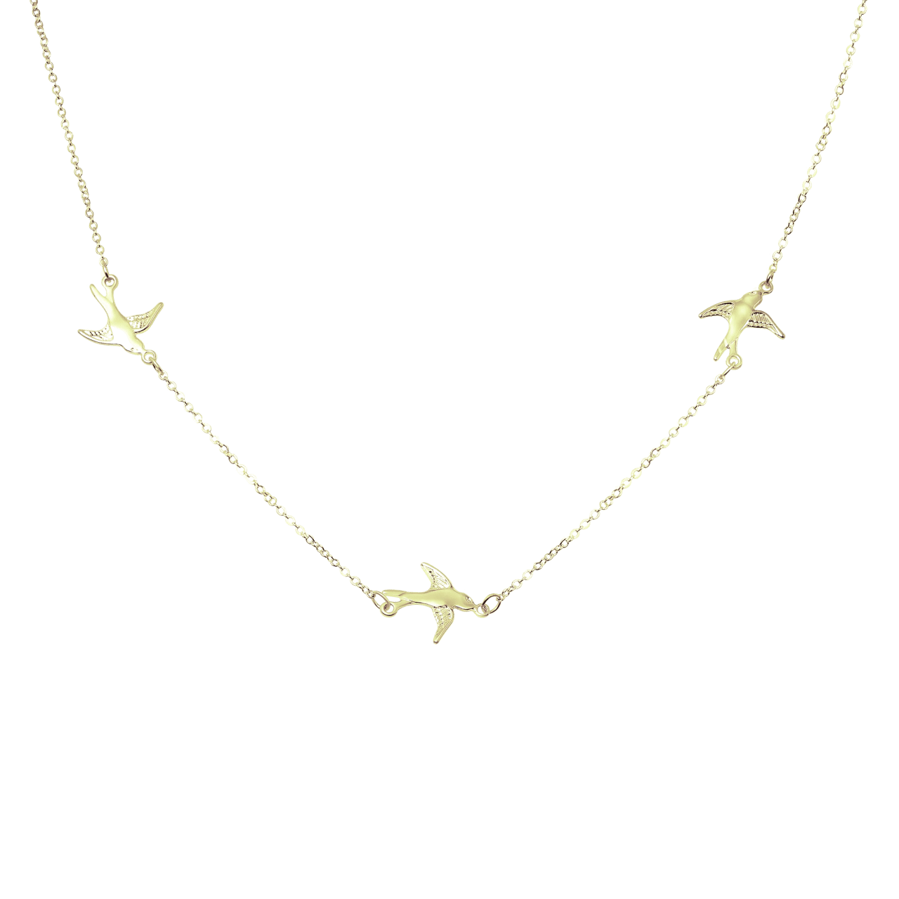 Goudkleurige byoux ketting