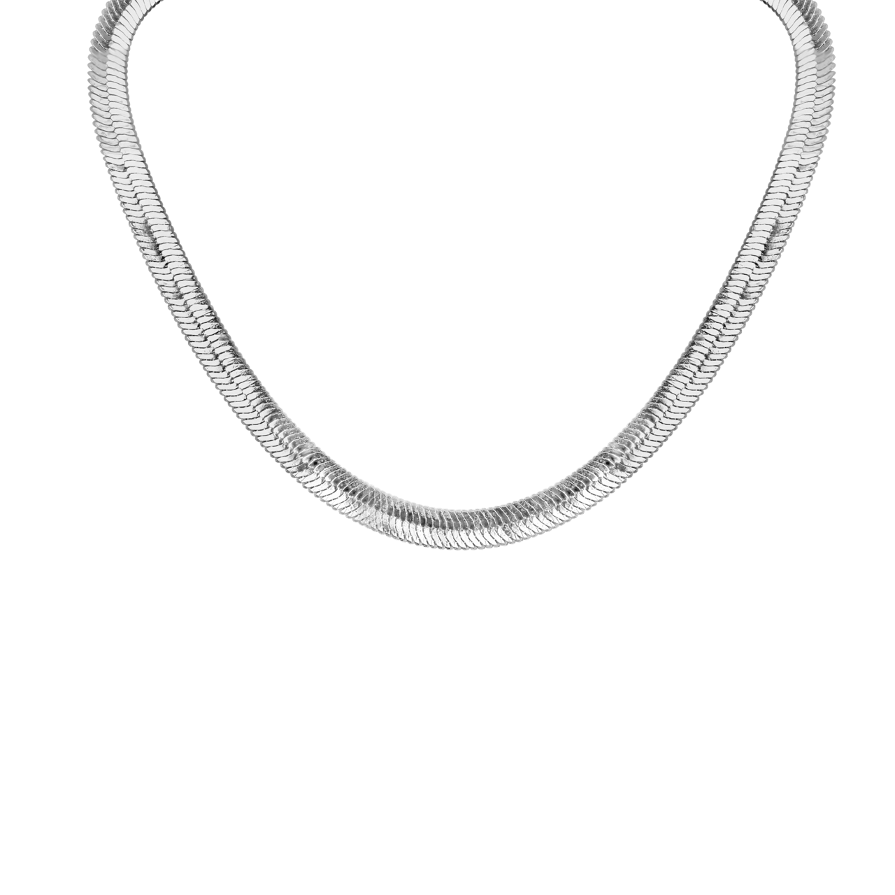 Byoux zilverkleurige choker
