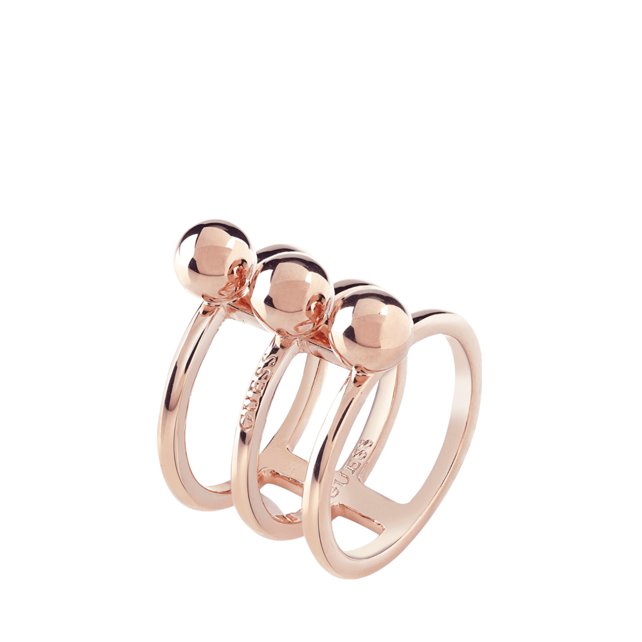 Roséplated ring voor dames
