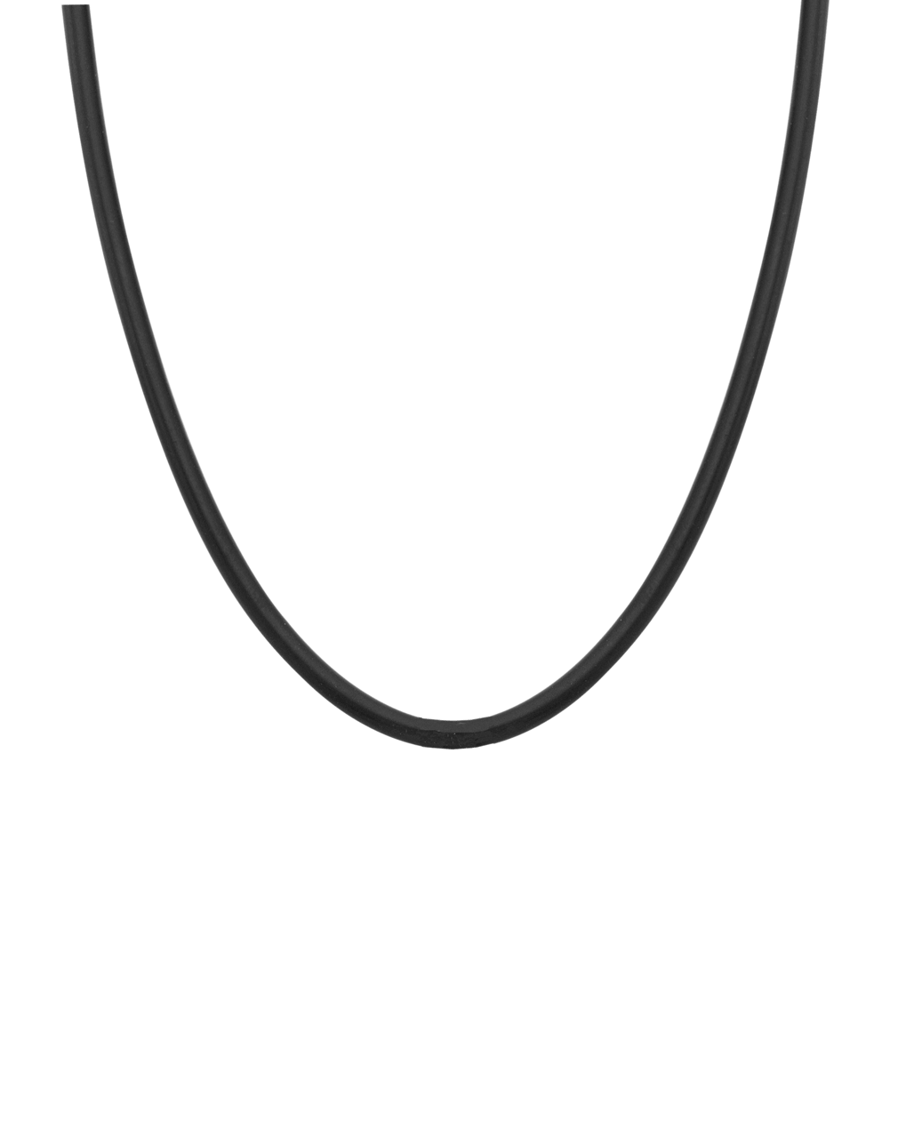 Zilveren siliconen ketting voor dames