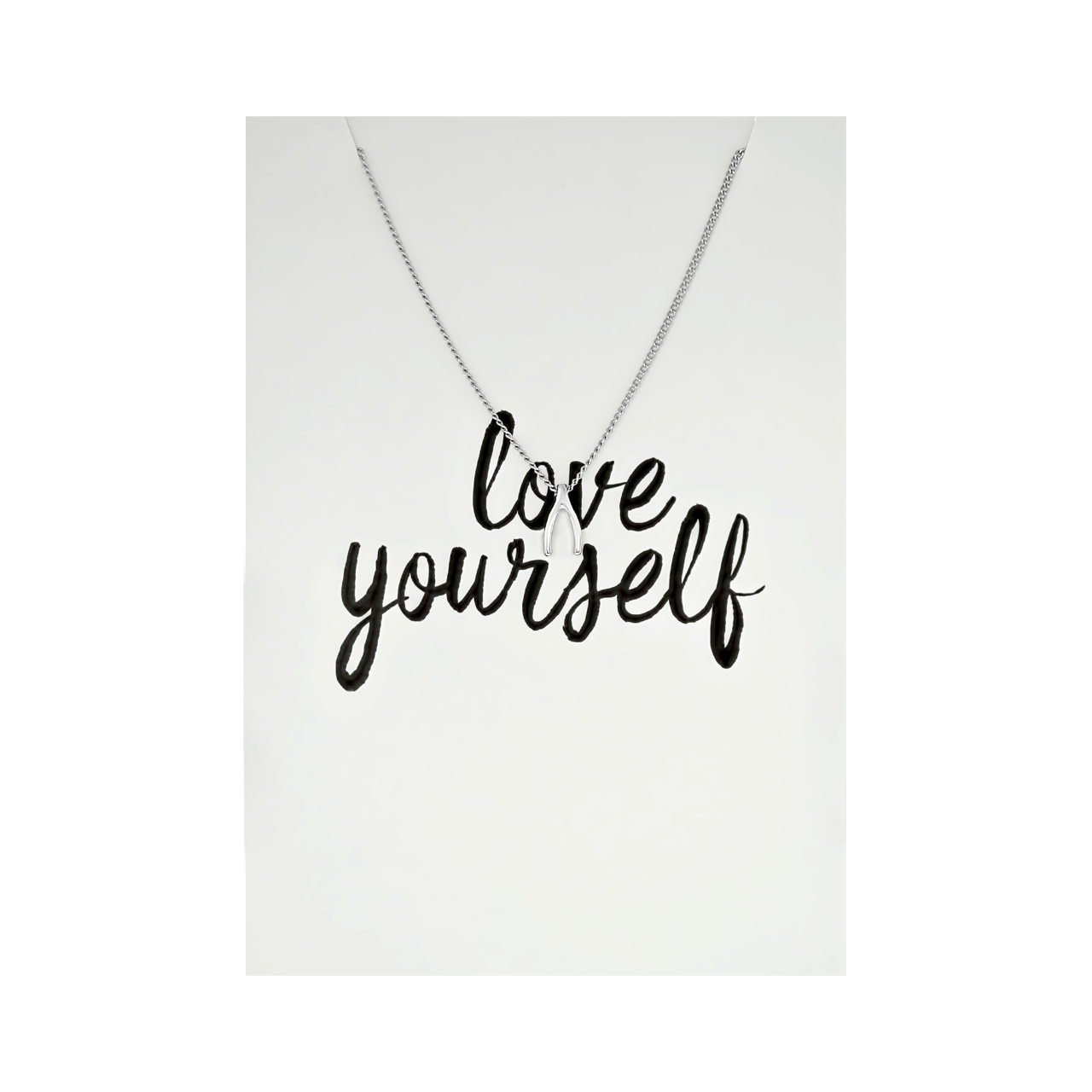 Byoux ketting met kaart 'to the moon and back'