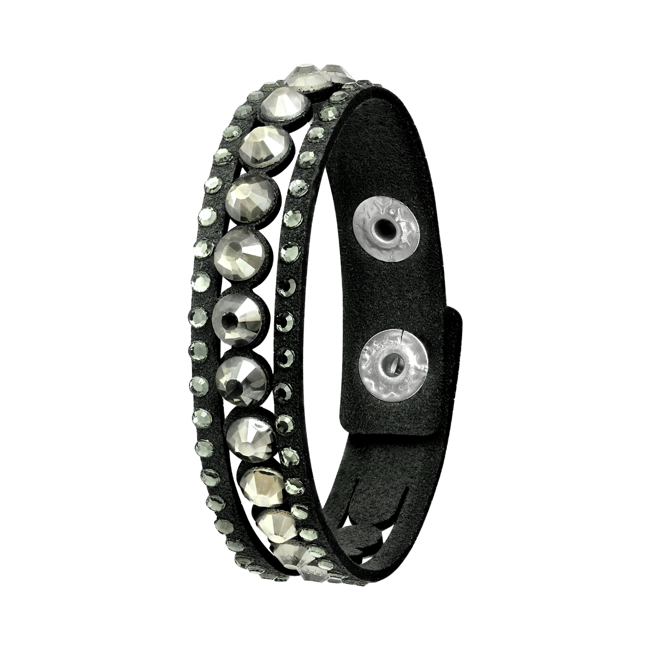 Byoux armband donker grijs