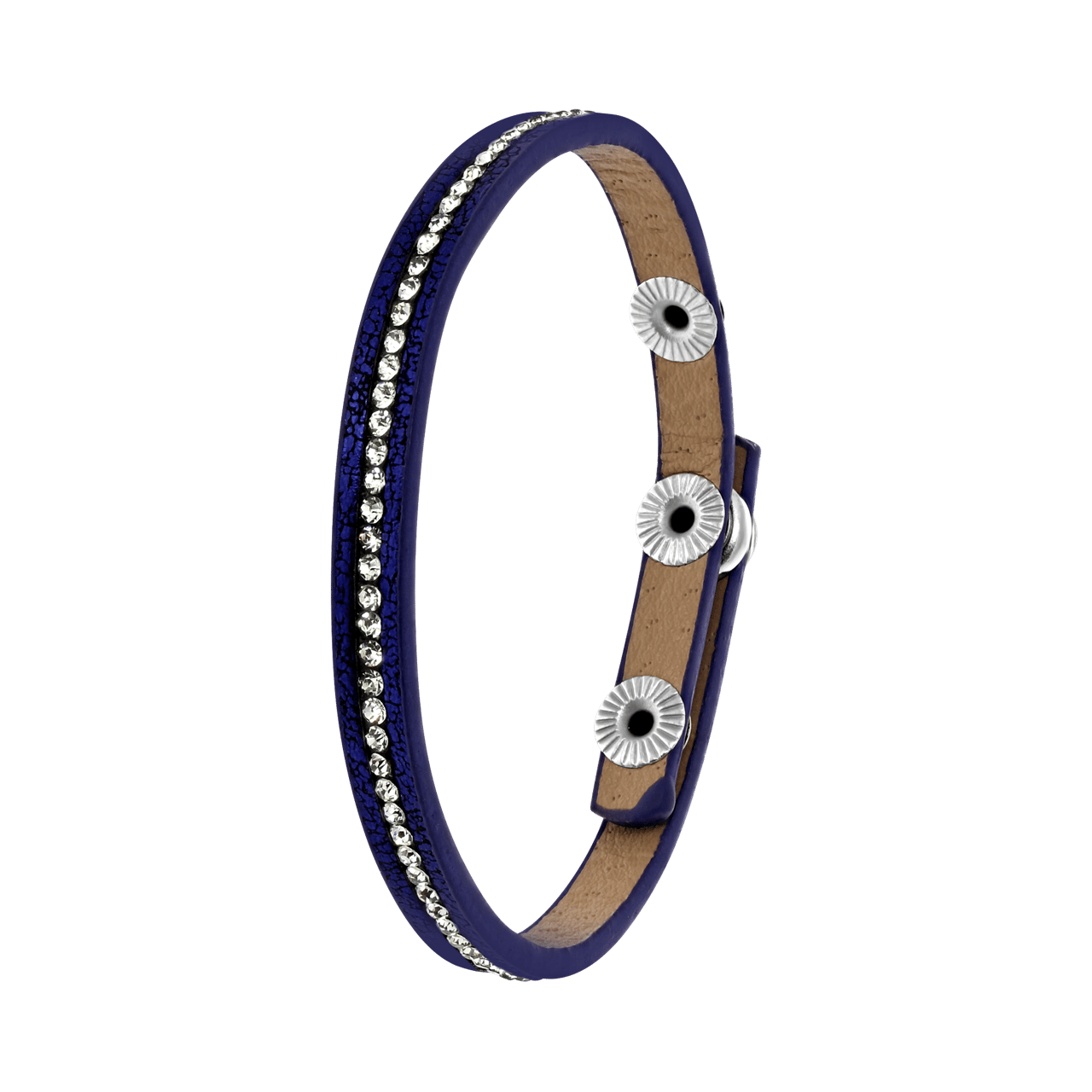 Byoux armbandje donkerblauw