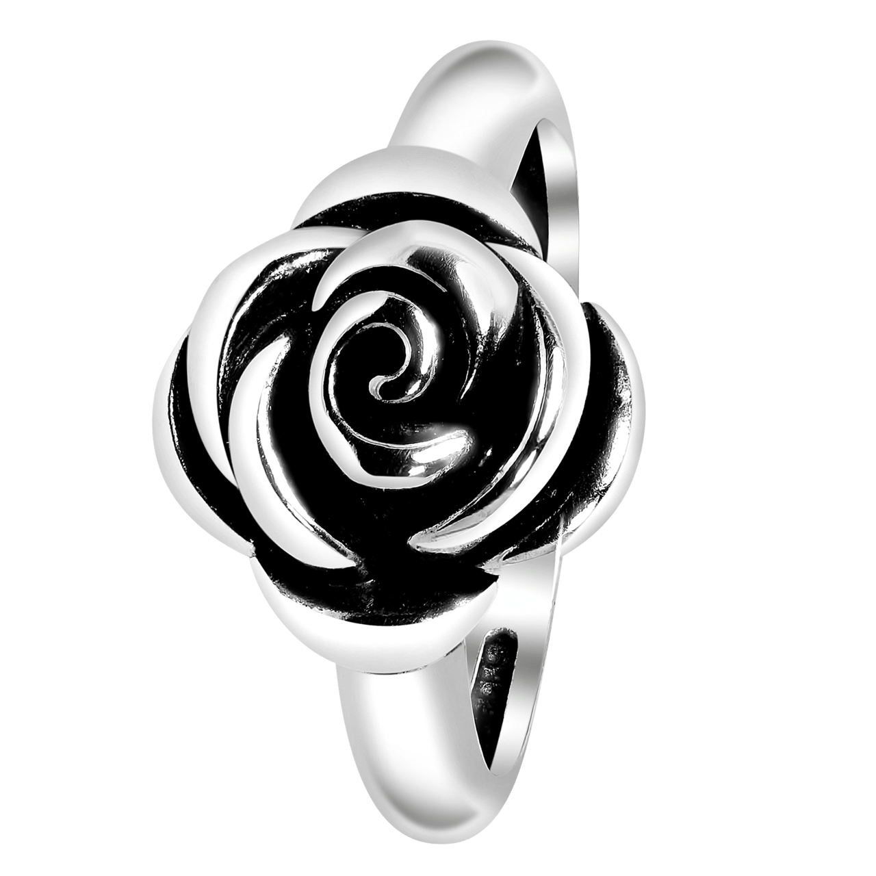 Zilveren ring roos Bali