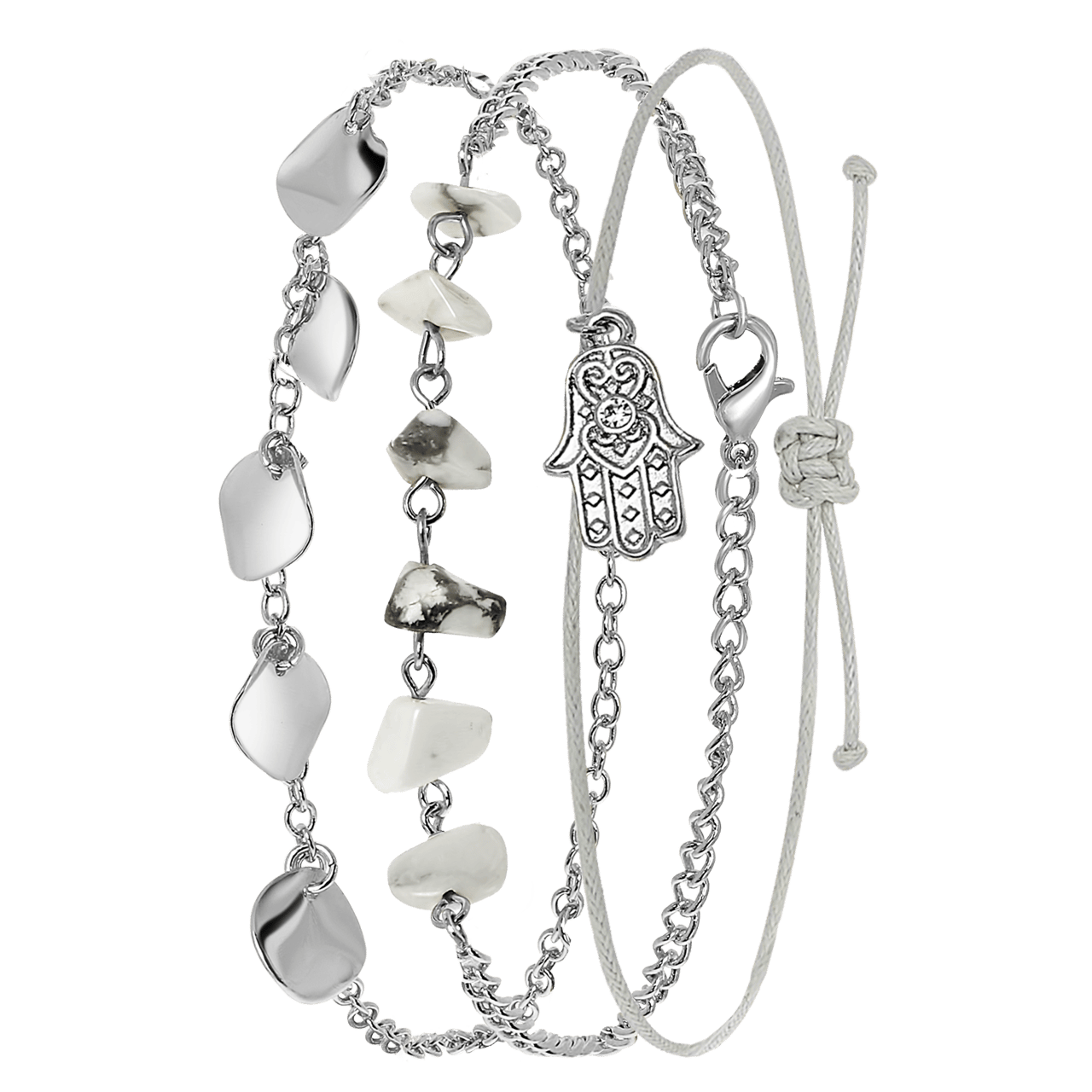 Bijoux goudkleurige sieradenset met plating voor dames