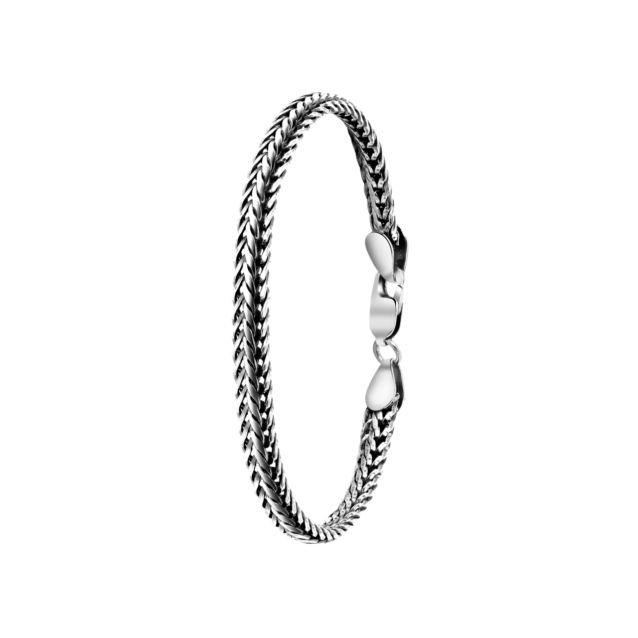Bali, Armband aus 925 Silber mit französischem Gourmet-Glied