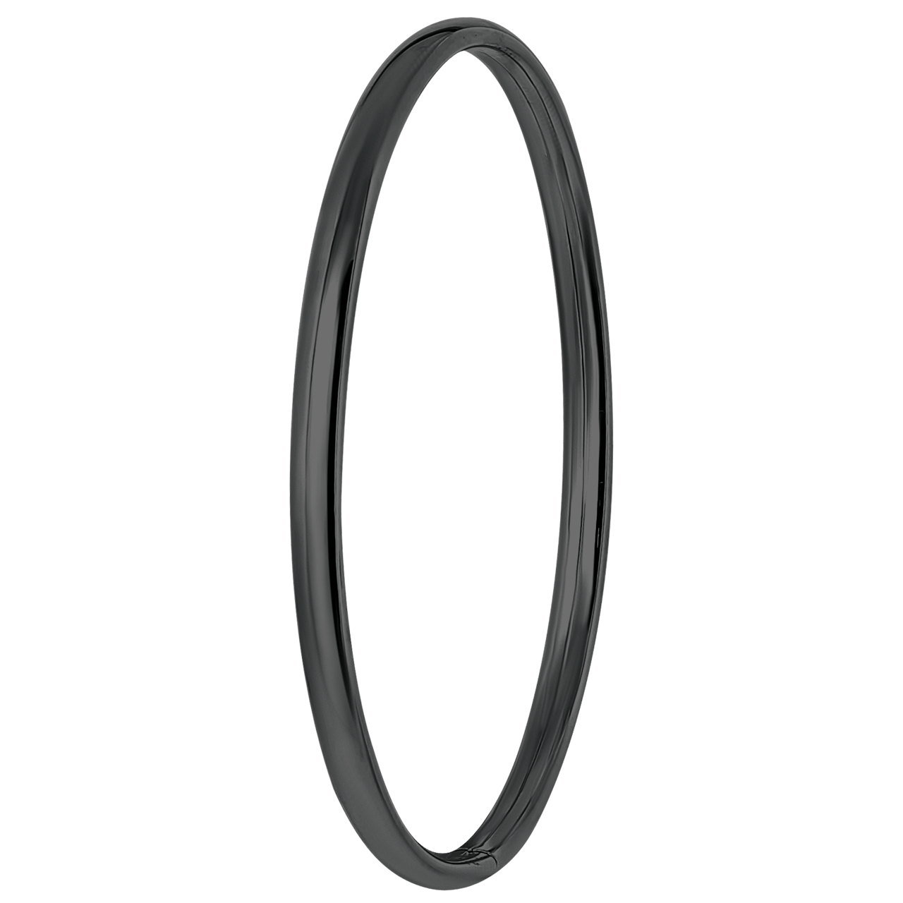 Zilveren armband bangle blackplated 3mm