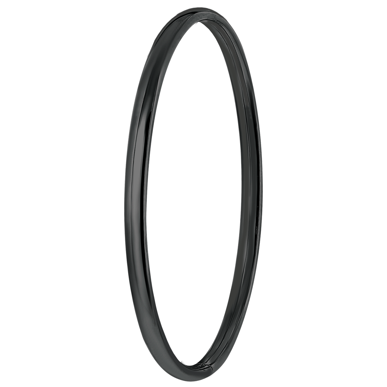 Zilveren armband bangle blackplated 4mm