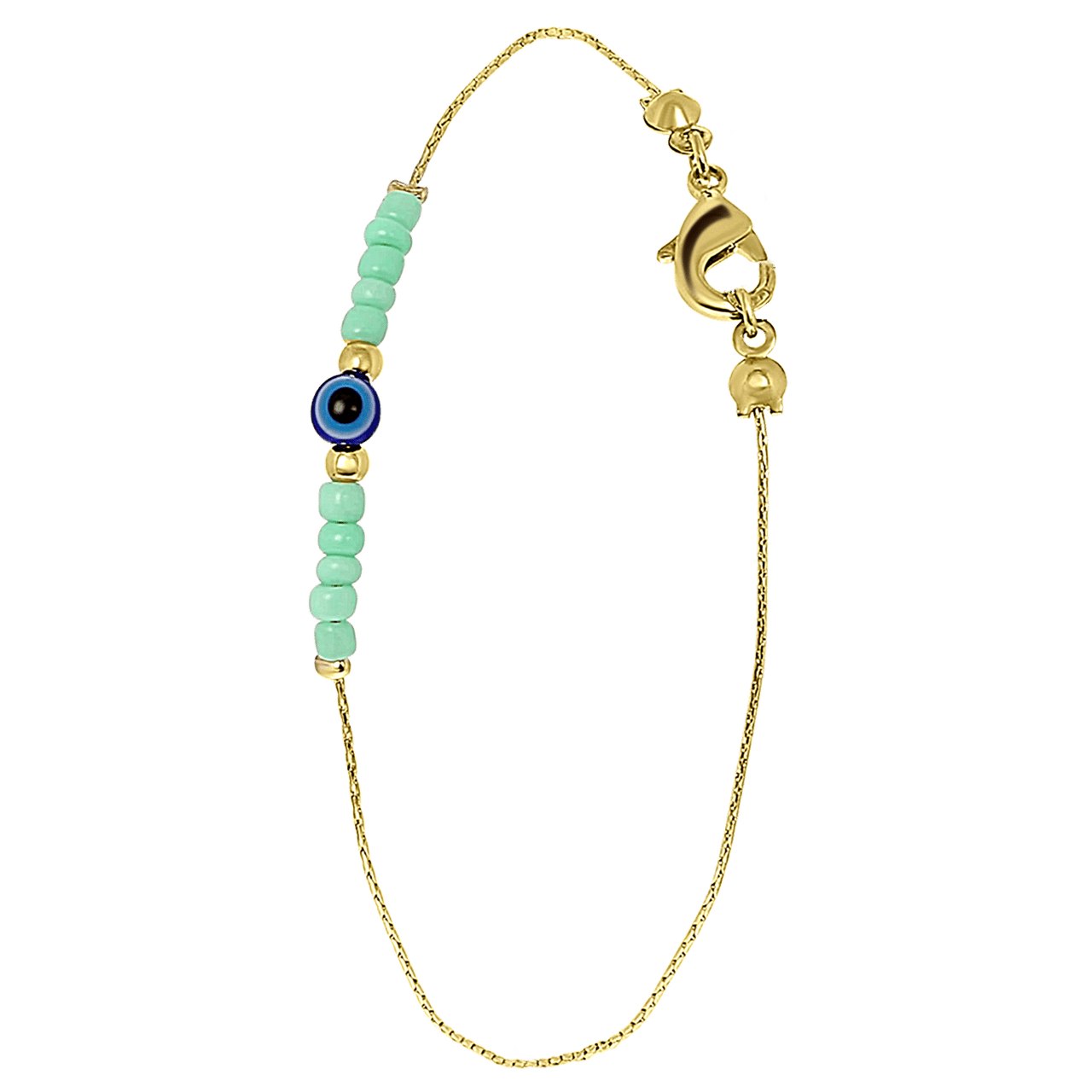 Bijoux goudkleurige enkelbandje voor dames