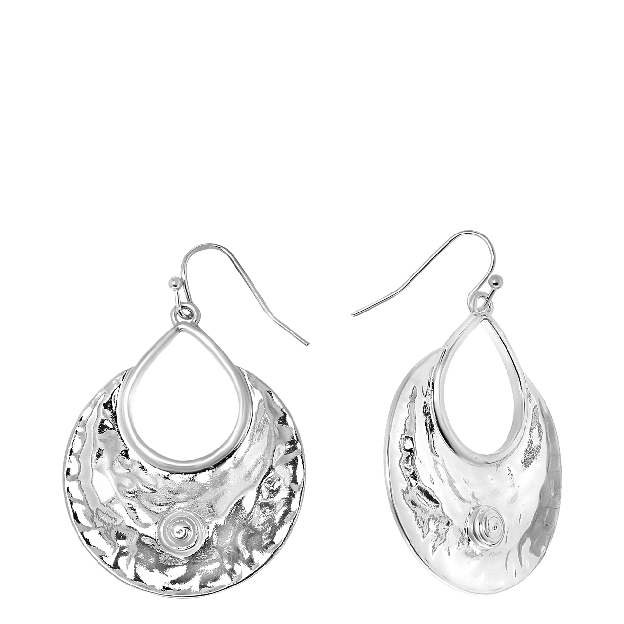 Bijoux zilverkleurige oorknoppen voor dames