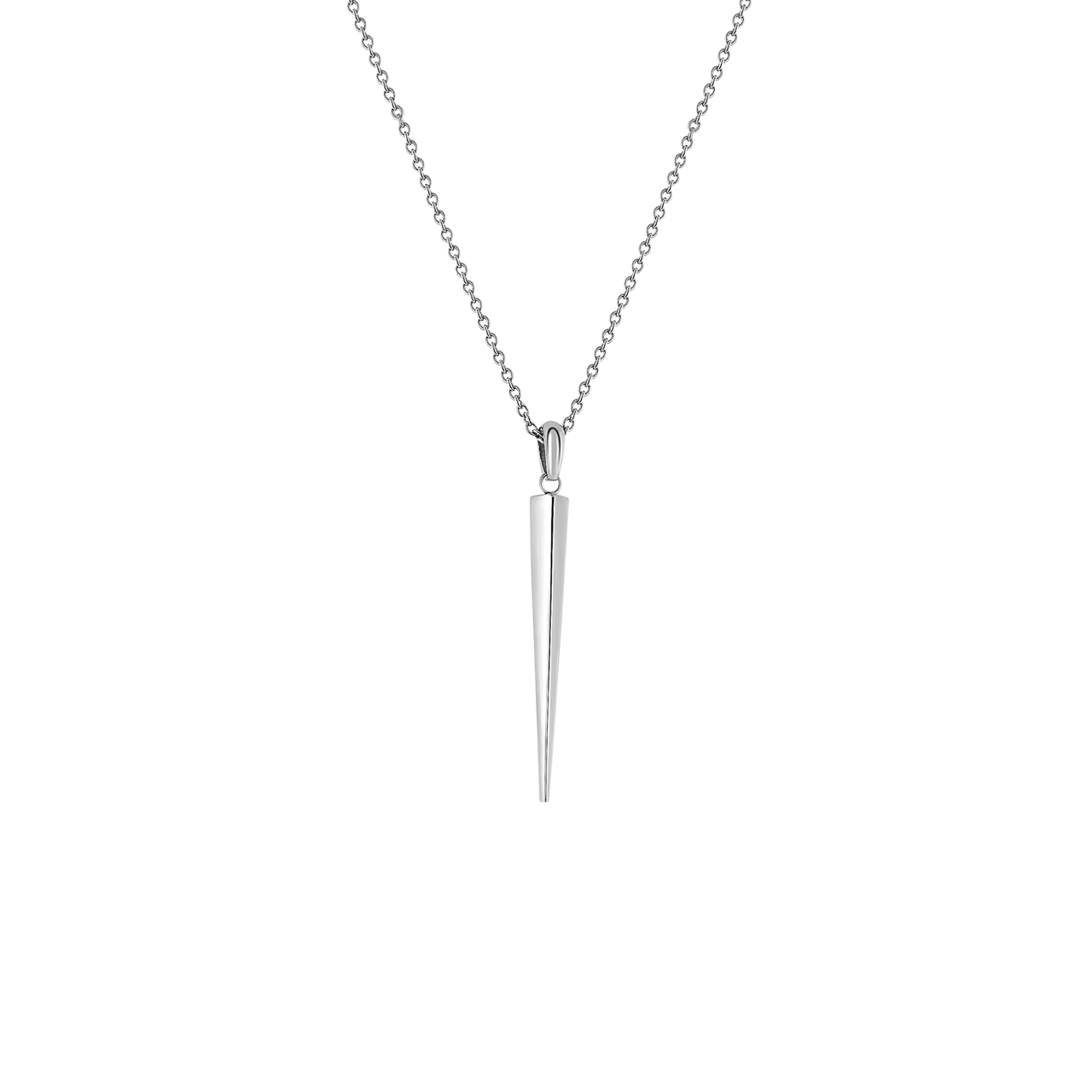 Gerecycleerd stainless steel ketting&hanger pegel