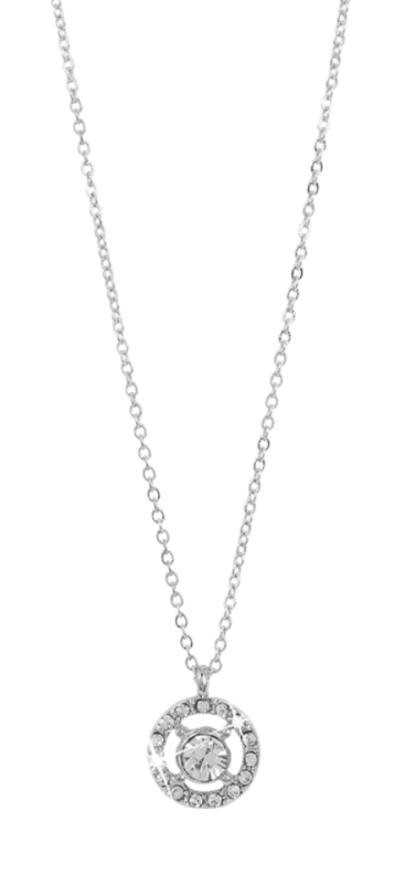 Zilverkleurige ketting met hanger