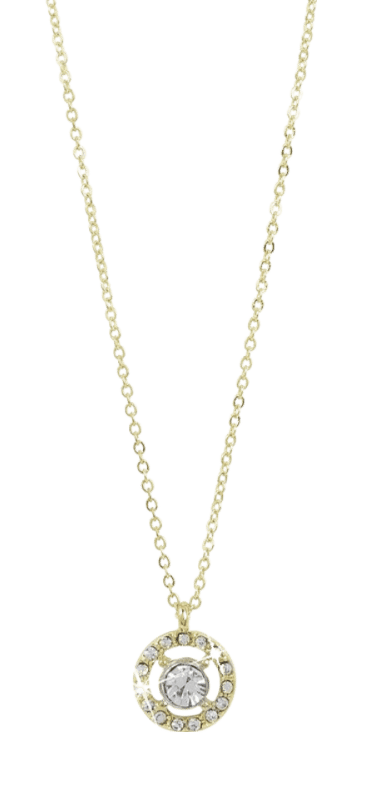 Bijoux goudkleurige ketting met hanger voor dames
