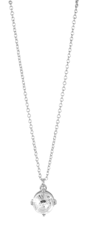 Zilverkleurige ketting met hanger