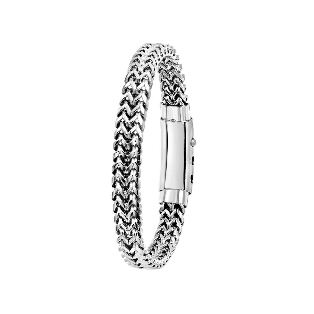 Stalen armband gourmetschakel