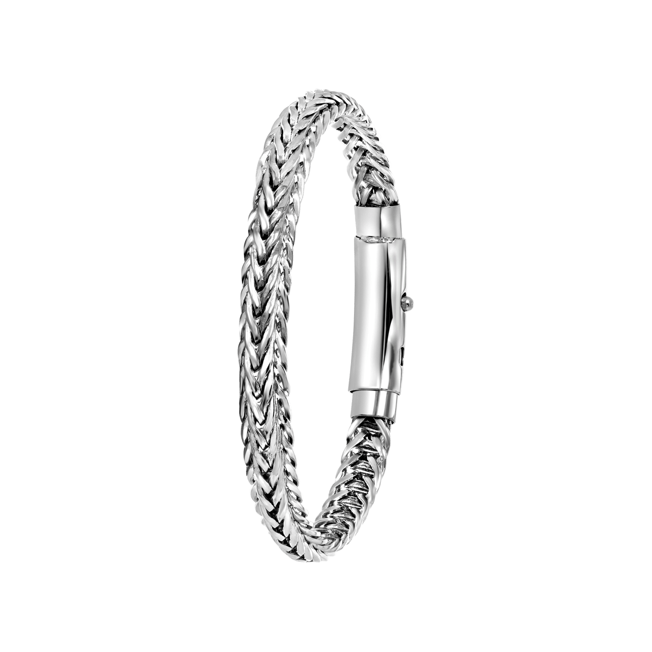 Stainless steel armband schakel