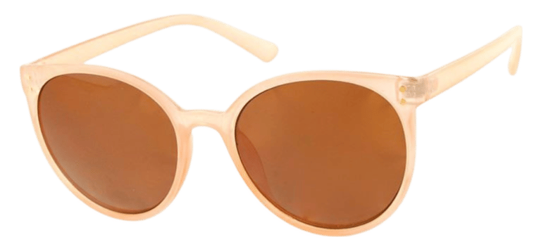 Perzikkleurige zonnebril