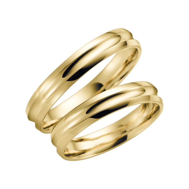 Poppy, Trauring für Damen aus 375 Gelbgold, H38G