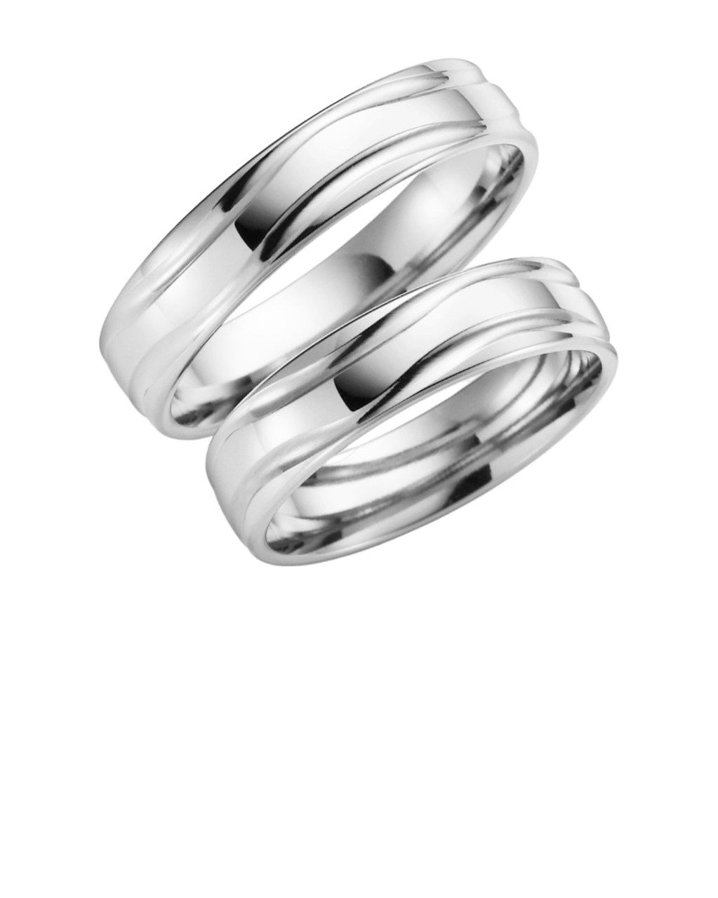 Daisy, Trauring für Damen aus 375 Gold, H40W