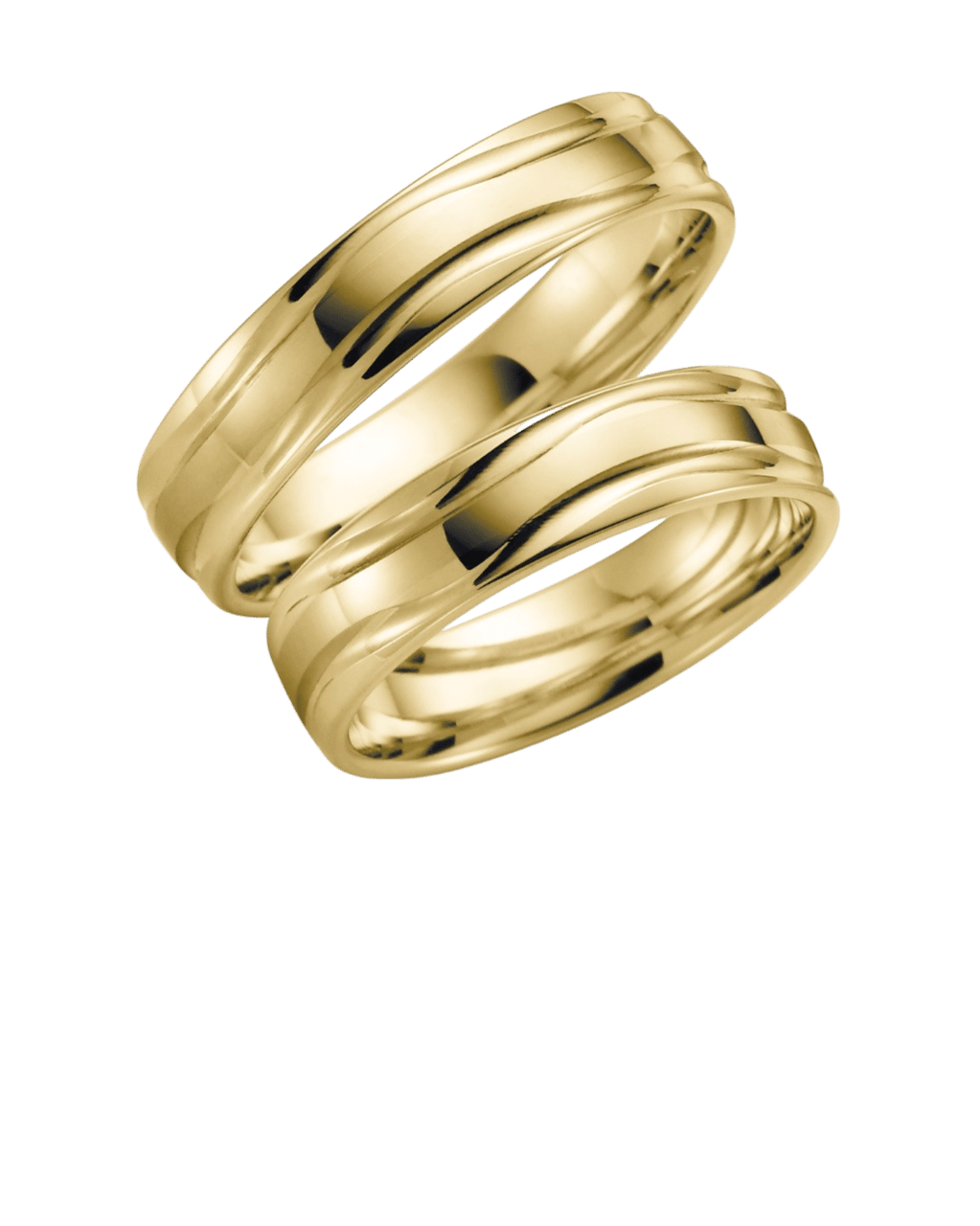 Trauring für Damen, 375 Gold, "Daisy" H131
