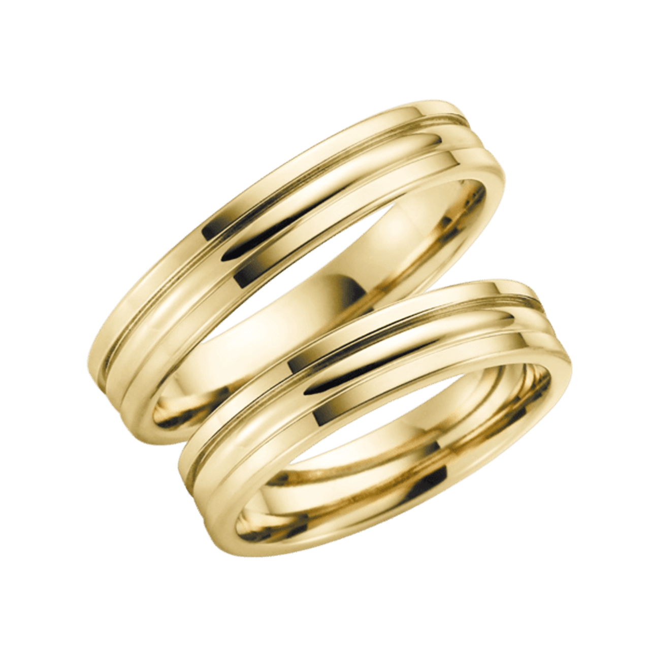 Kalina, Trauring für Damen aus 375 Gold, H135