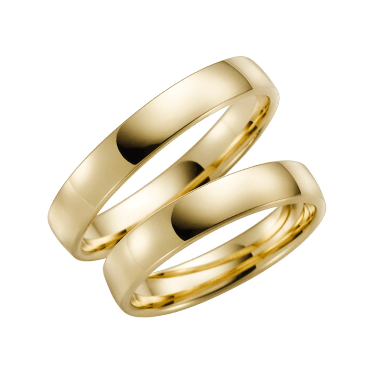 Bartnelke, Trauring für Herren aus 375 Gold, H55