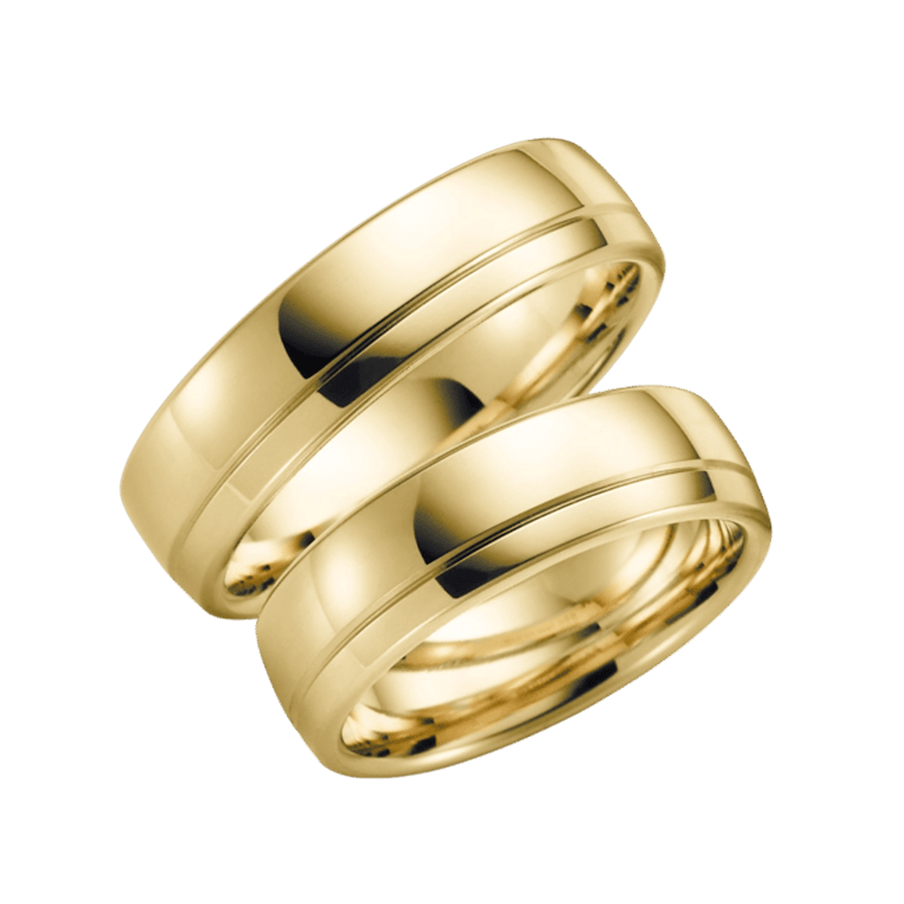 Alyssa, Trauring für Damen aus 375 Gelbgold, H129