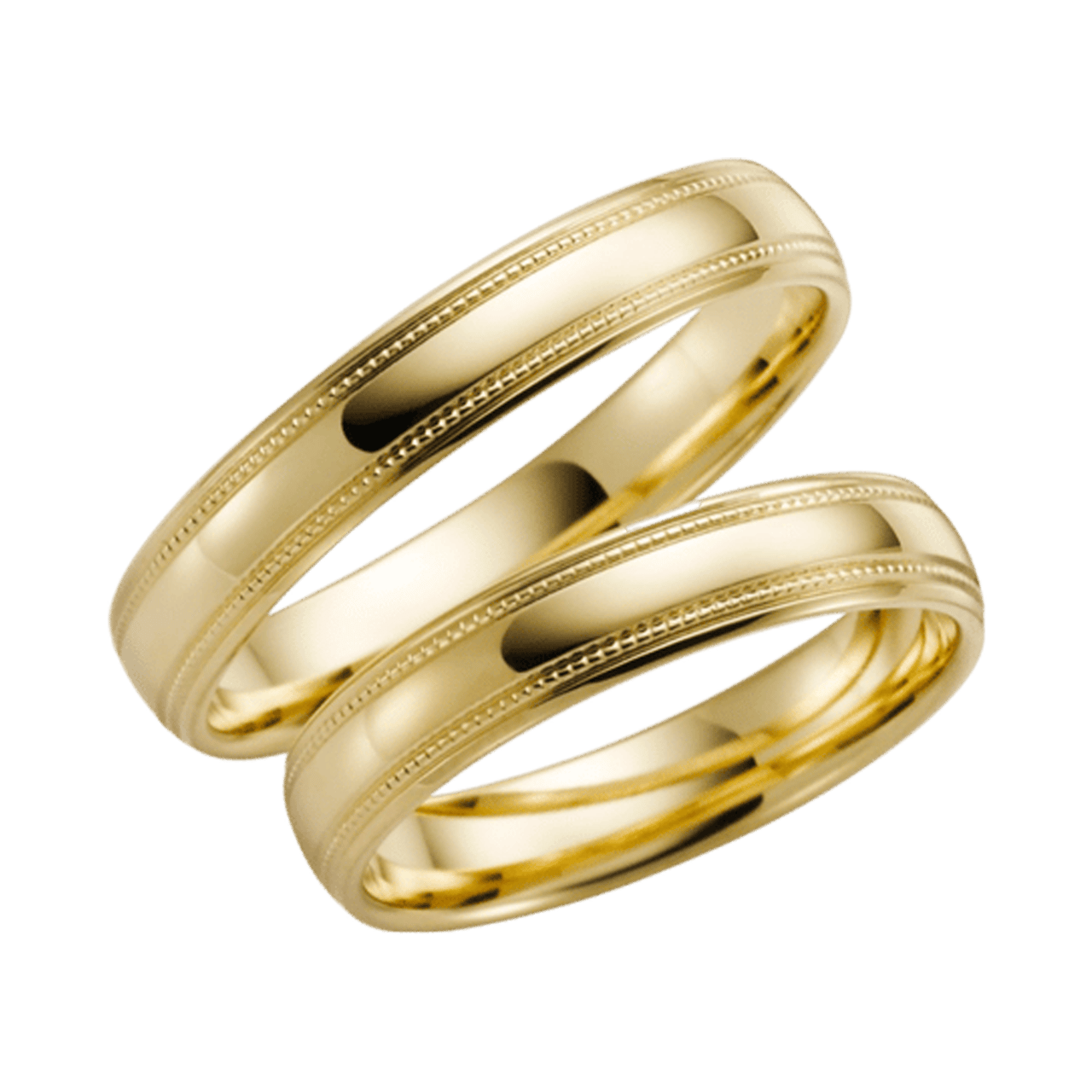 Trauring für Herren, 375 Gelbgold, Primula, H89