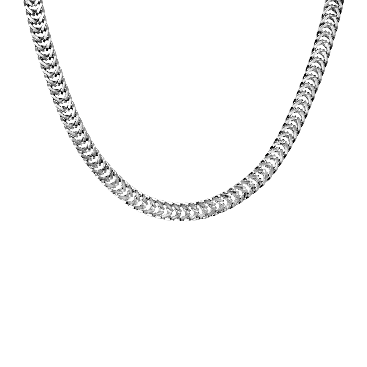 Gerecycled stainless steel ketting schakel mat