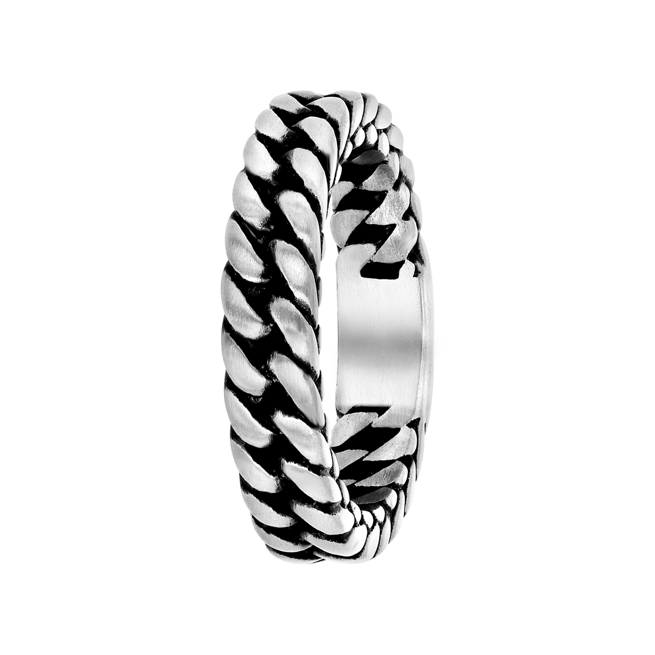 Stalen ring schakel mat 7,5mm