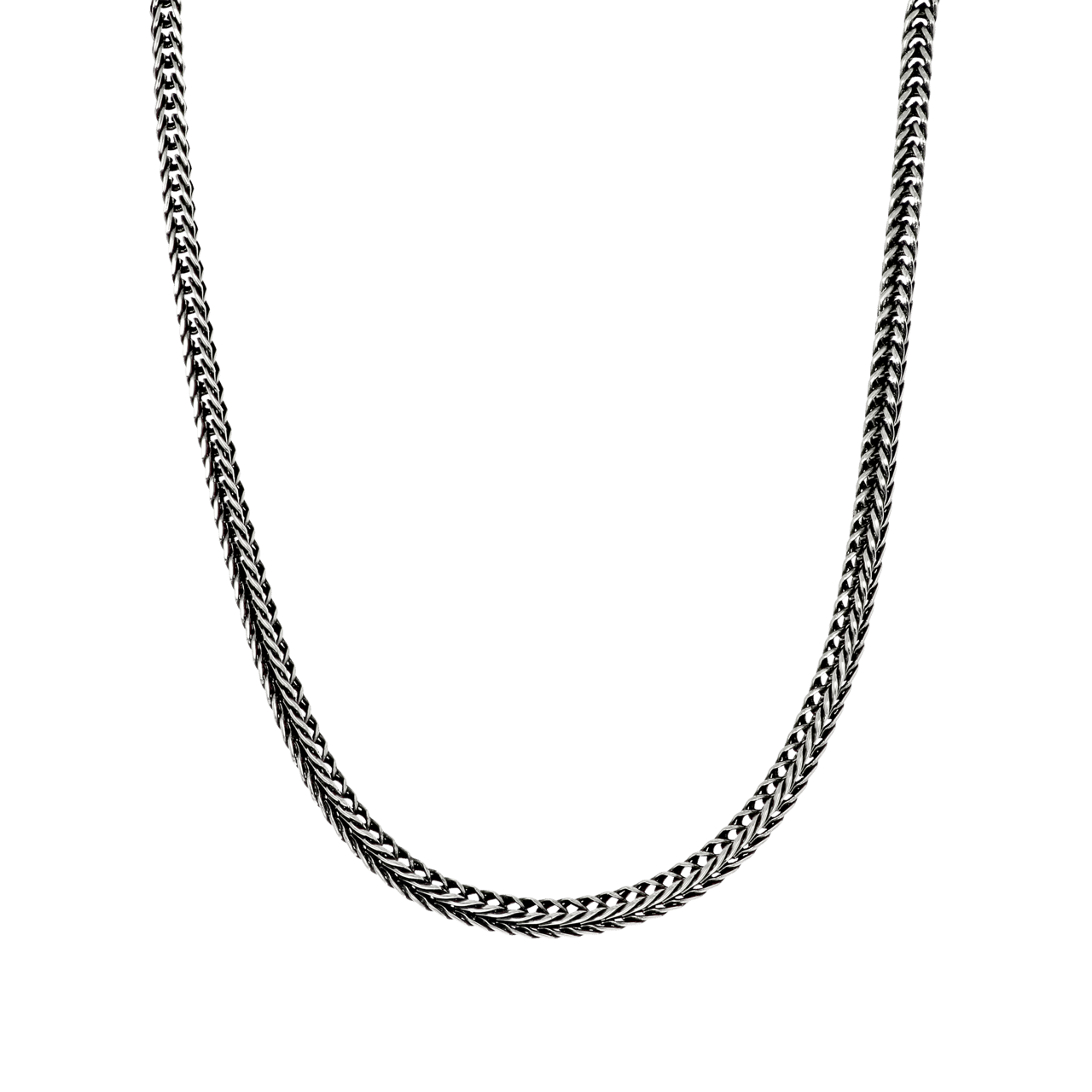 Gliederkette aus schwarz beschichtetem Edelstahl