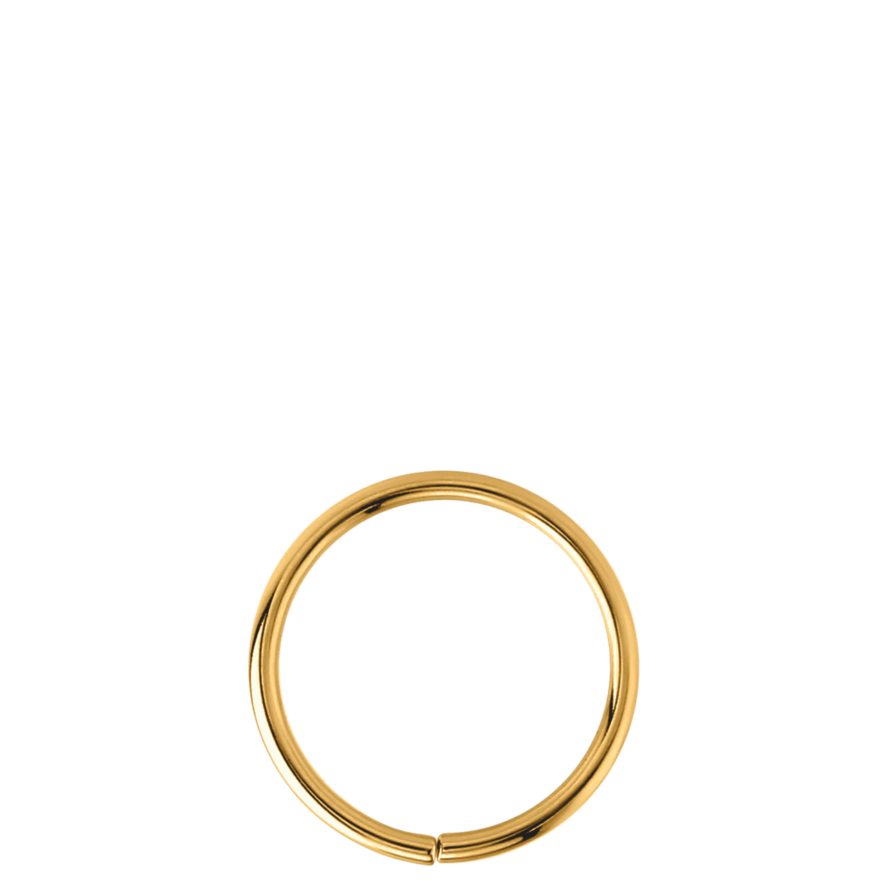Stainless steel goldplated helixpiercing