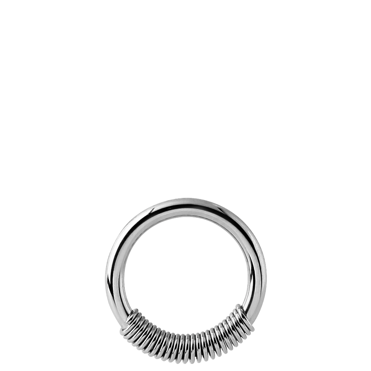 Stalen helixpiercing ring