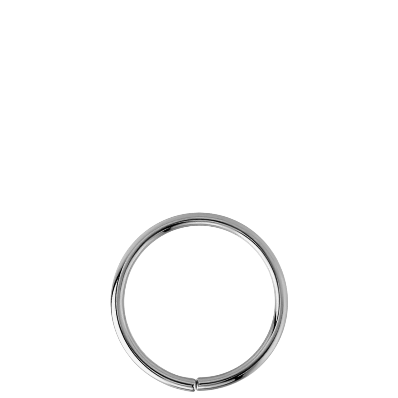 Stainless steel traguspiercing ring