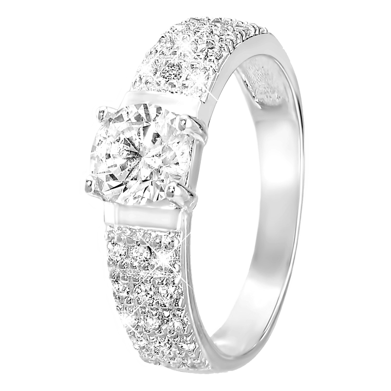 Ring, 925 Silber, mit Zirkonia