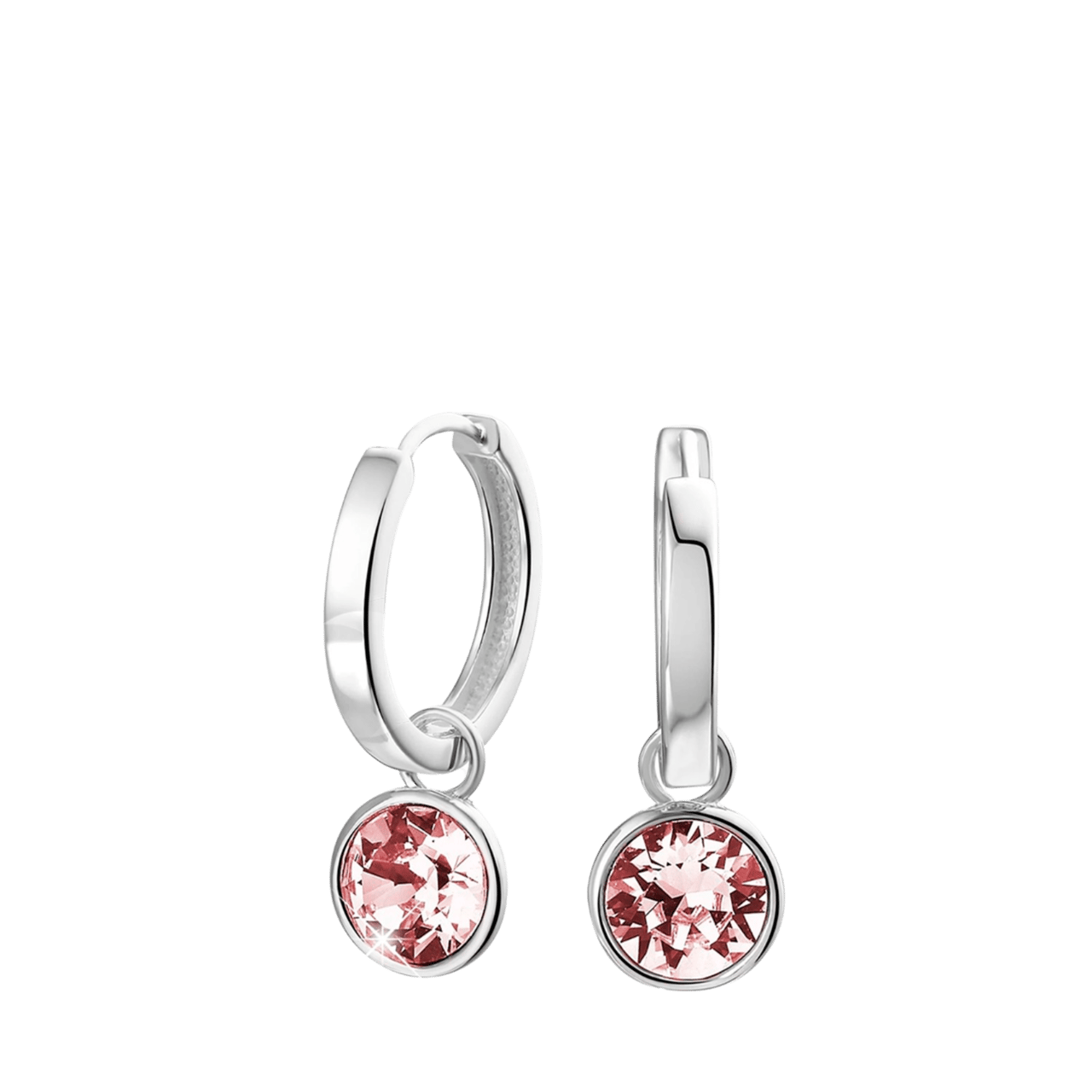 Ohrringe, 925 Silber, mit Kristall