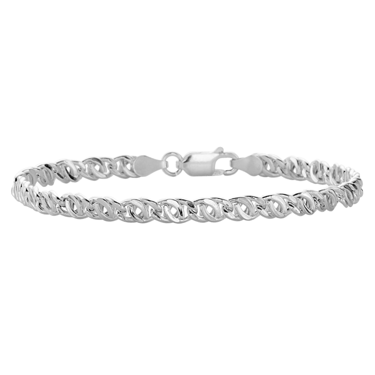 Armband in 925 Silber mit Fantasieglied