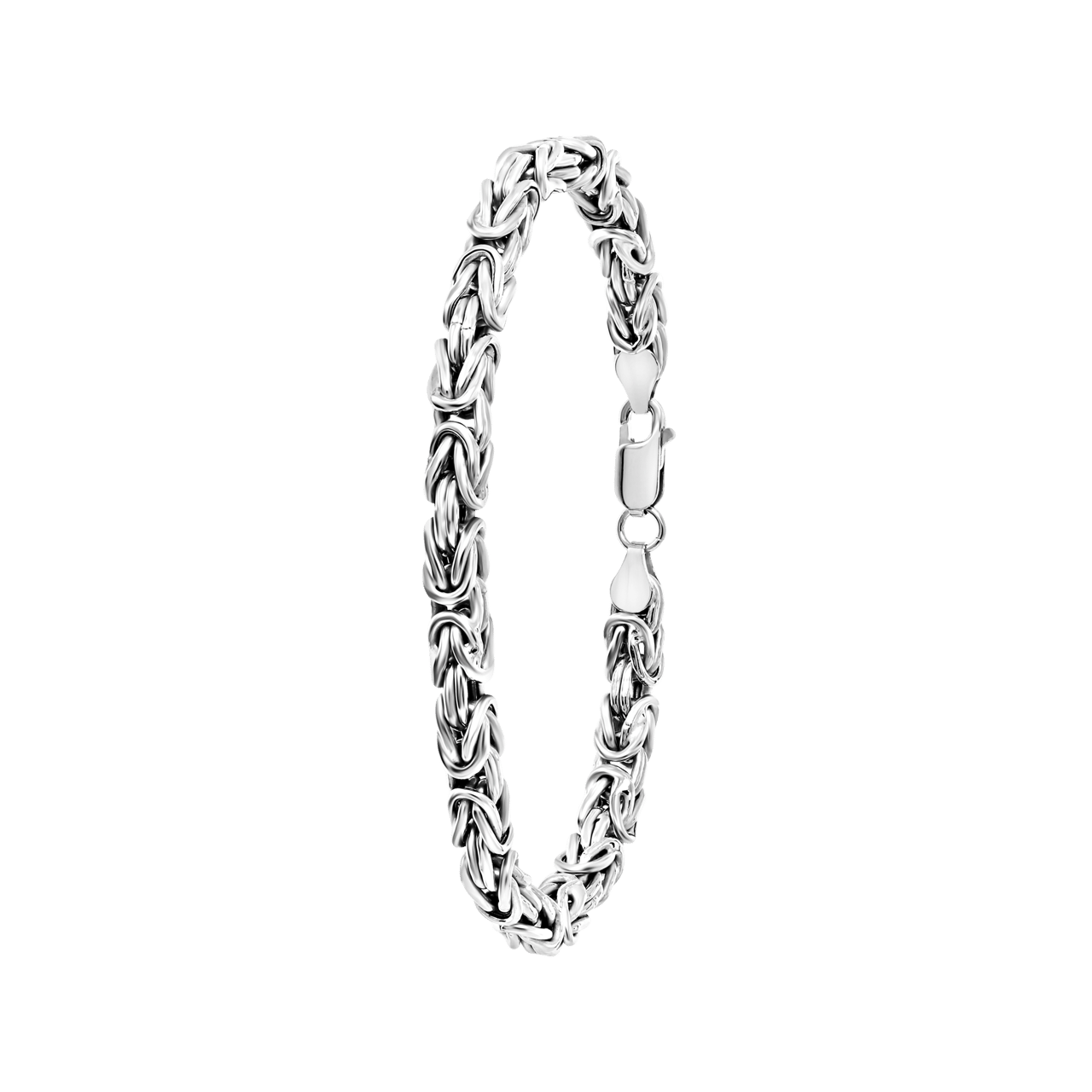925 Silber Herrenarmband, Königsglied