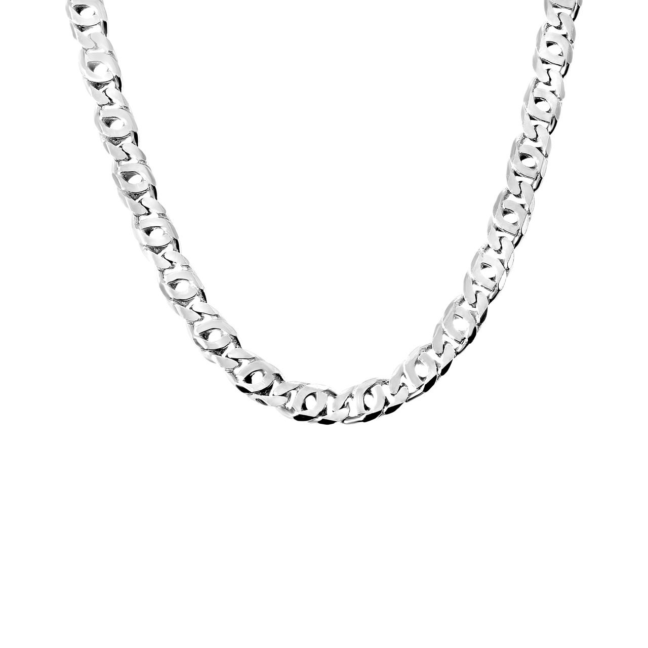 925 Silber Glieder-Herrenarmband