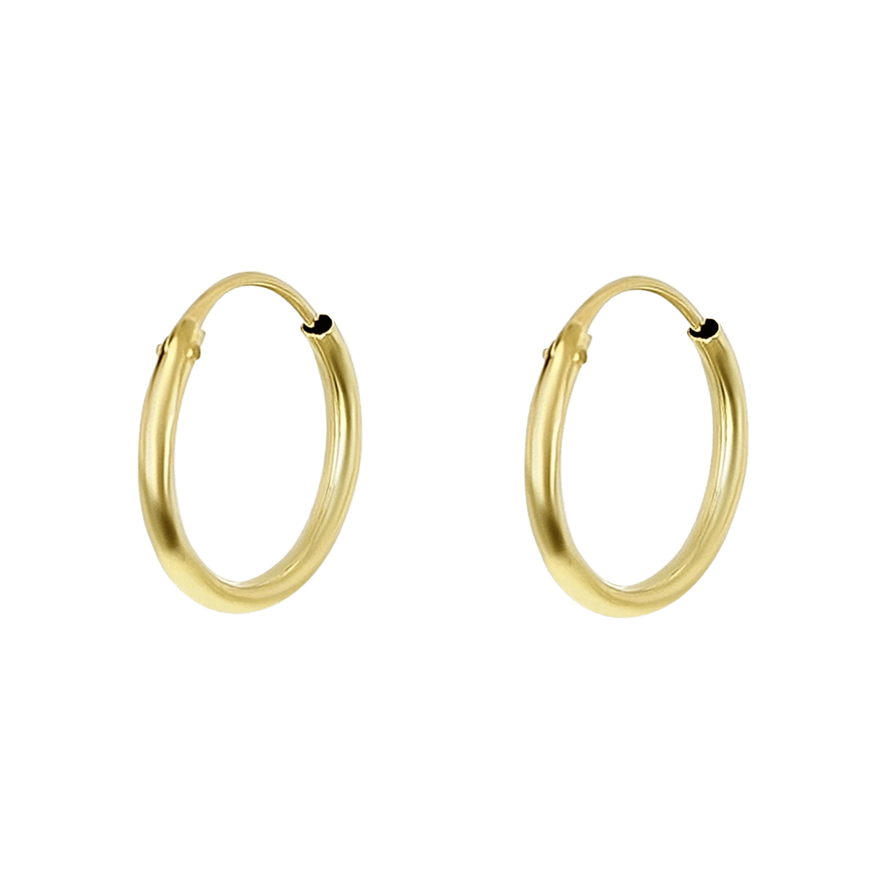 Ohrringe, 375 Gold, 11 mm
