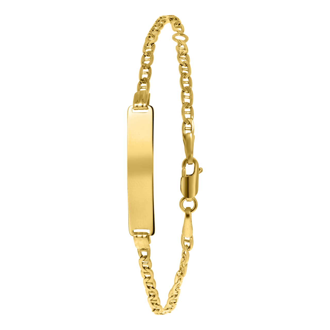 Gravurarmband für Kinder, 375 Gold, 15 cm