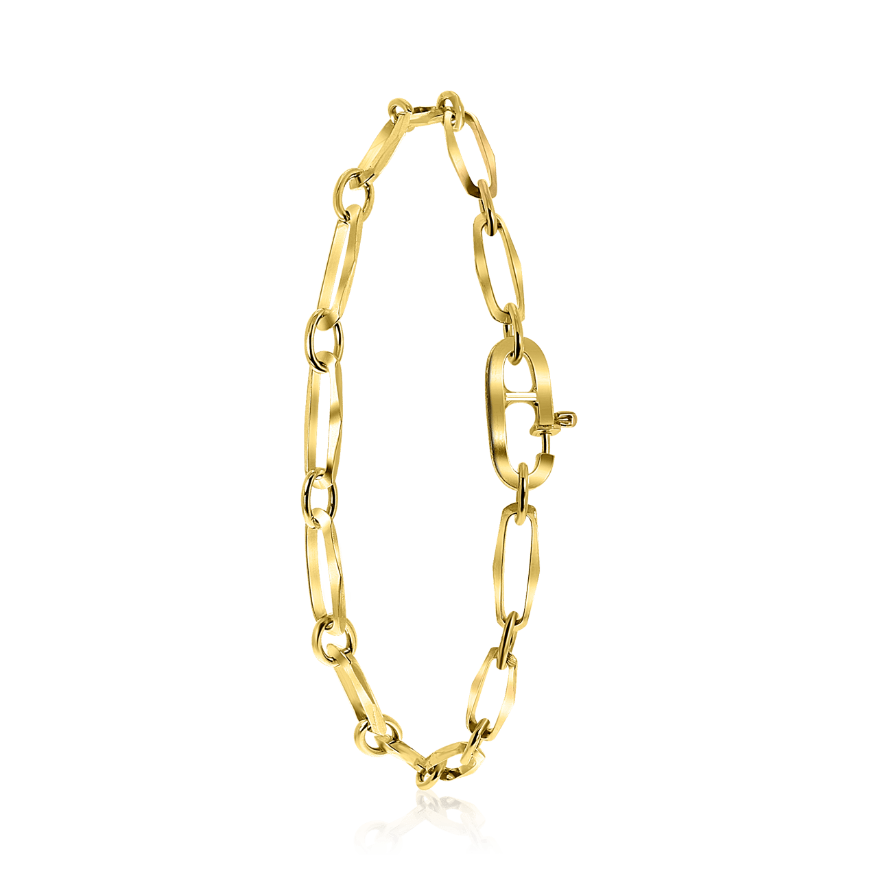 Armband Closed Forever aus 585 Gelbgold