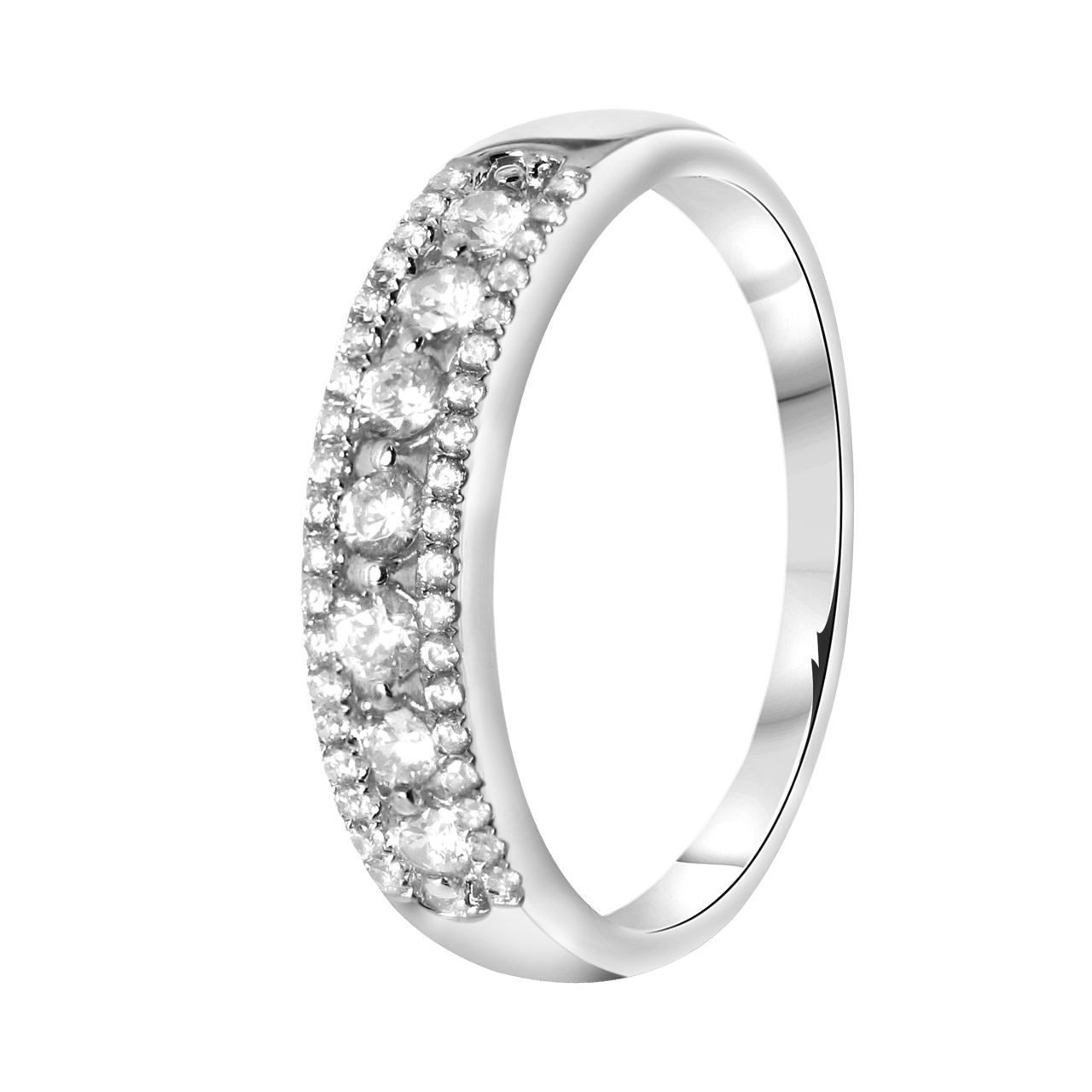 Zilveren ring zirkonia