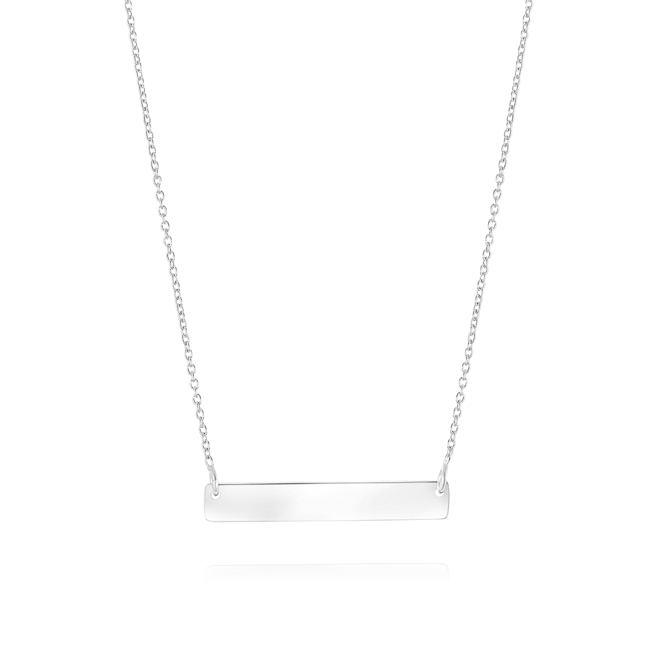 Kette mit Steg aus 925 Silber