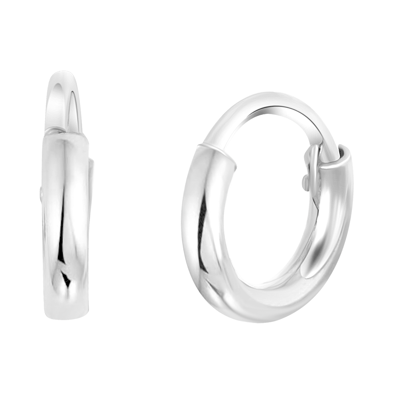 Ohrringe aus 925 Silber, 10 mm