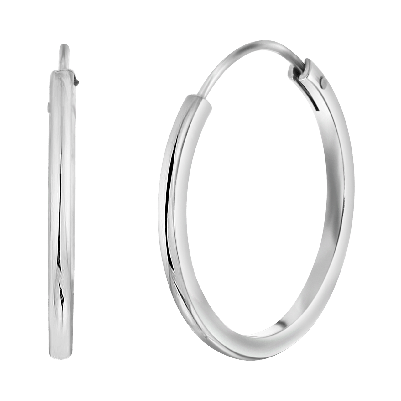 925 Silber Ohrringe, 20 mm